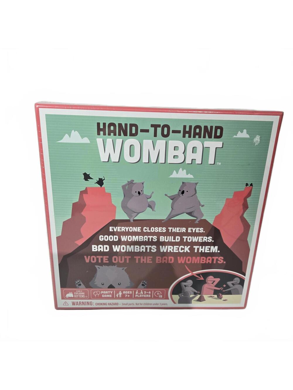 Hand-to-Hand Wombat / Exploding Kittens / Social Deduction Party Game Sealed